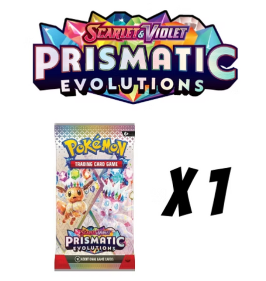 Prismatic Evolutions Booster Pack x1