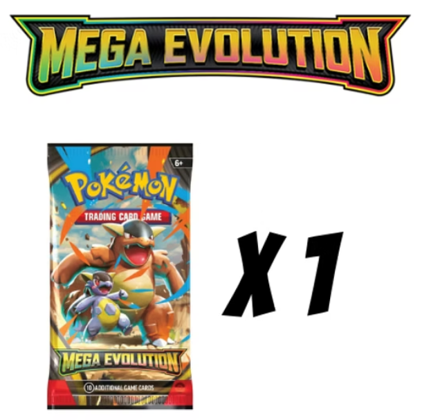 Mega Evolutions Booster Pack x1